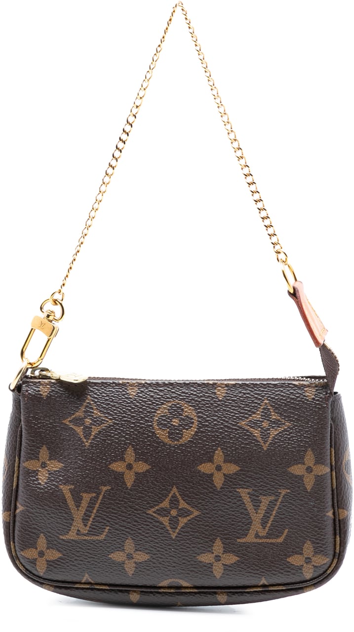 Louis Vuitton Monogram Mini Pochette Accessoires Bruin