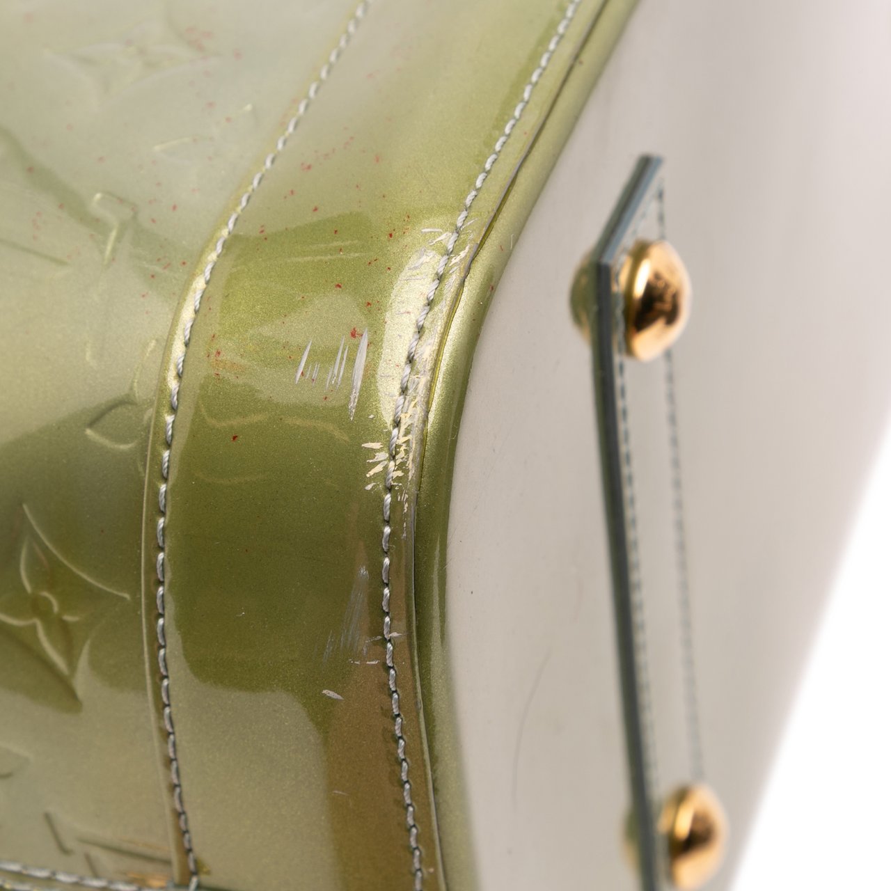 Louis Vuitton Monogram Vernis Alma GM Groen