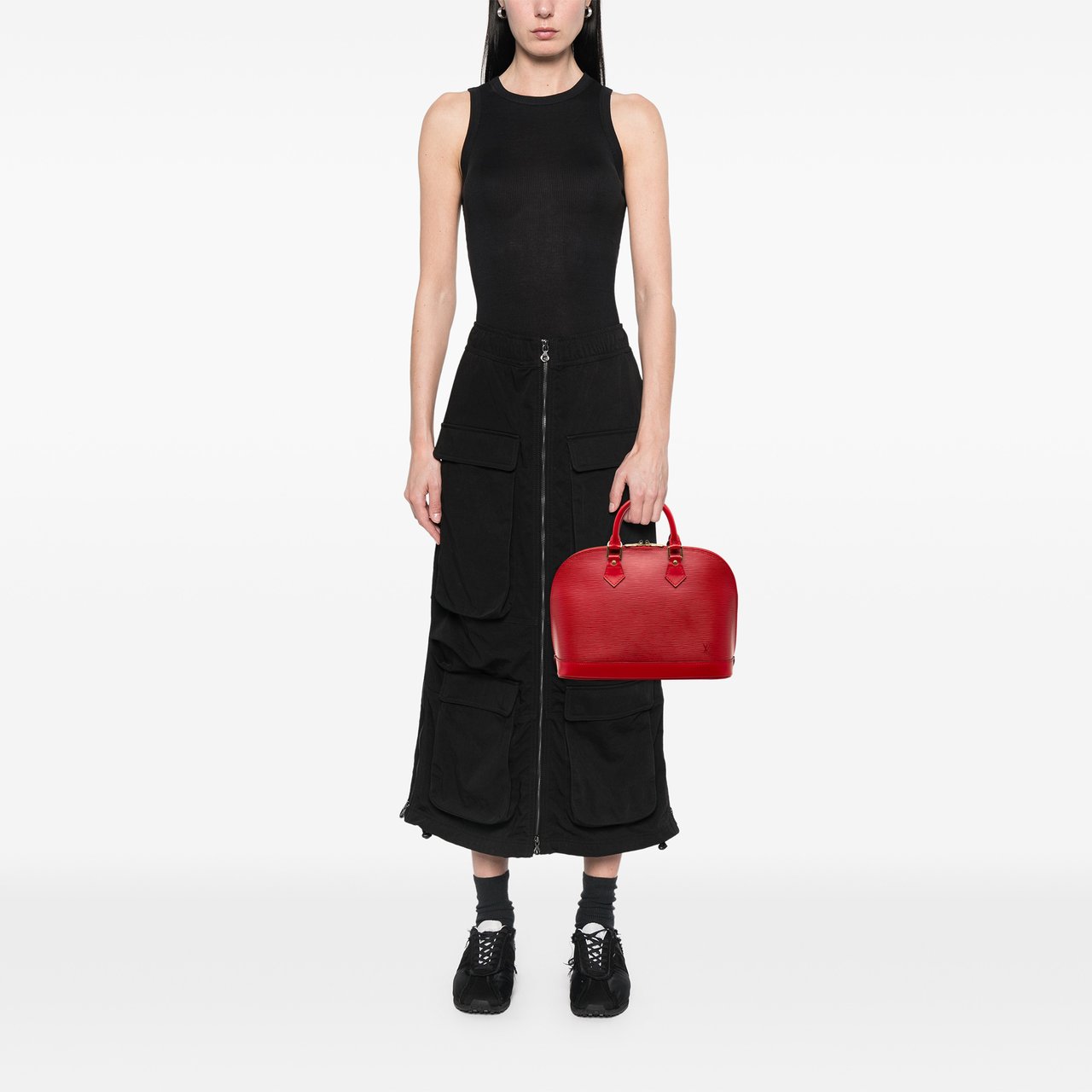 Louis Vuitton Epi Alma PM Rood