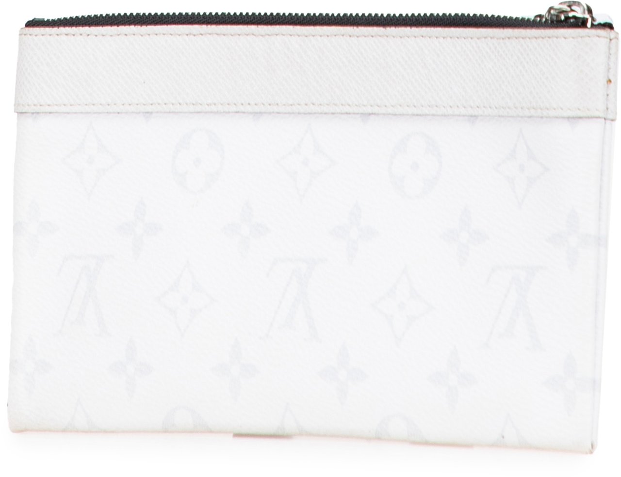 Louis Vuitton Monogram Taigarama Pochette Discovery PM Wit