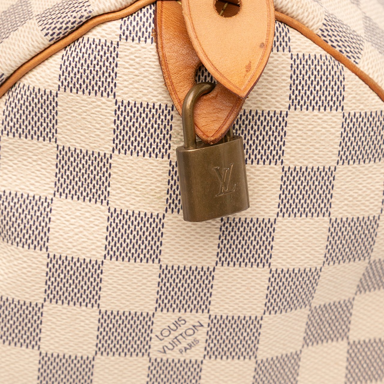 Louis Vuitton Damier Azur Speedy 30 Wit
