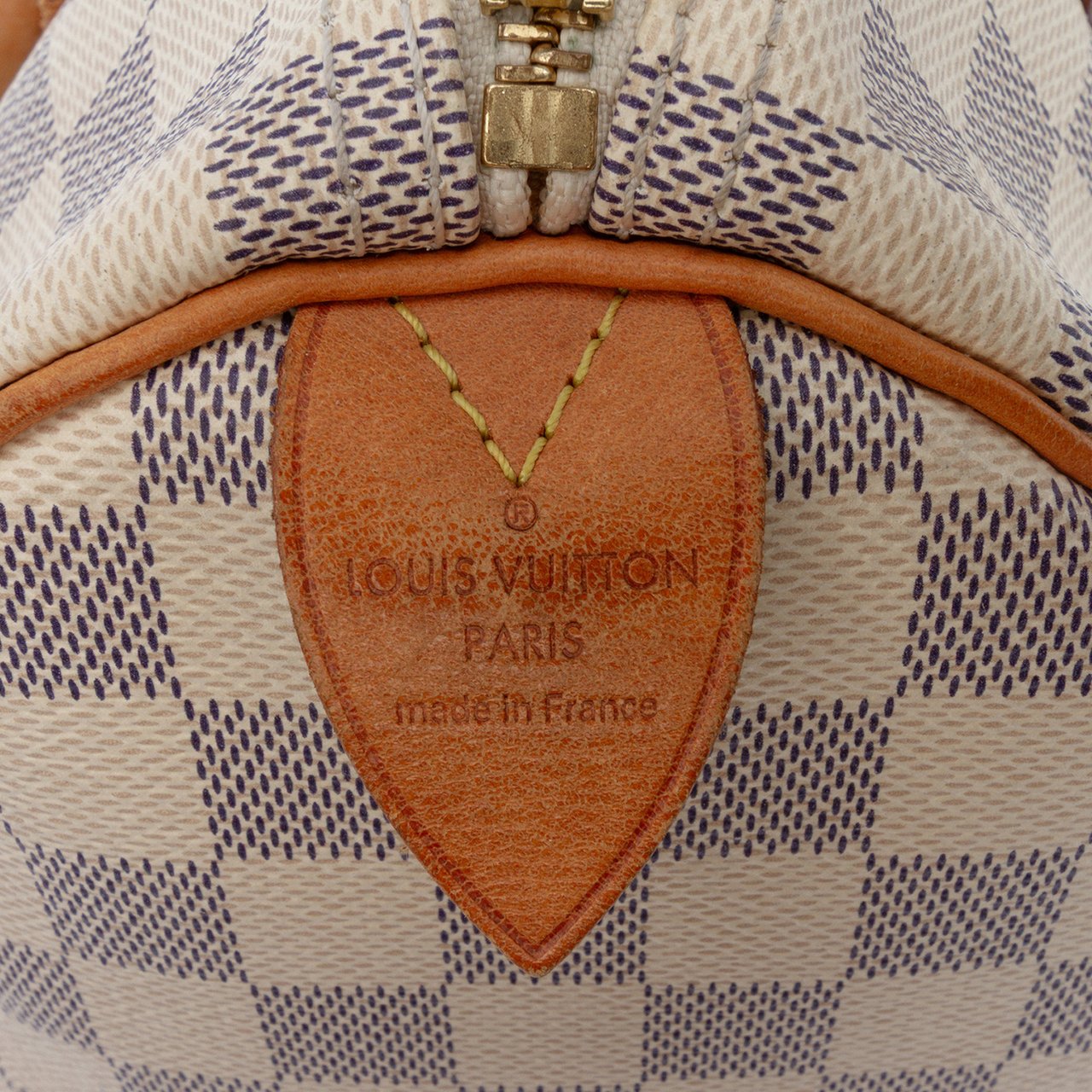 Louis Vuitton Damier Azur Speedy 30 Wit