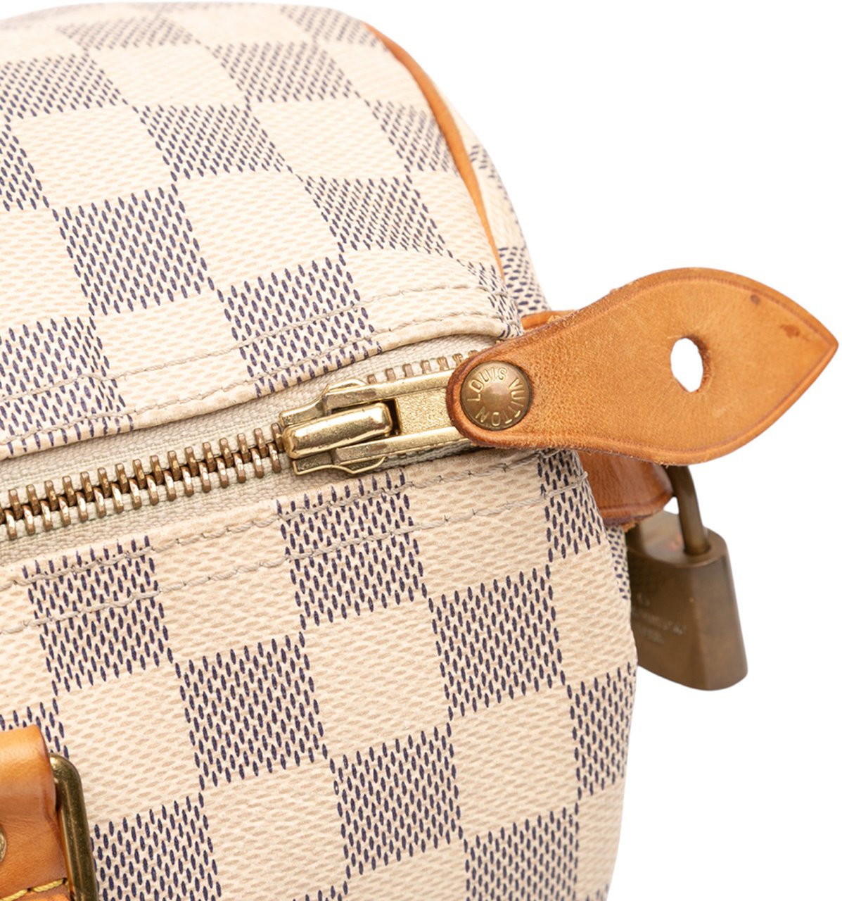 Louis Vuitton Damier Azur Speedy 30 Wit
