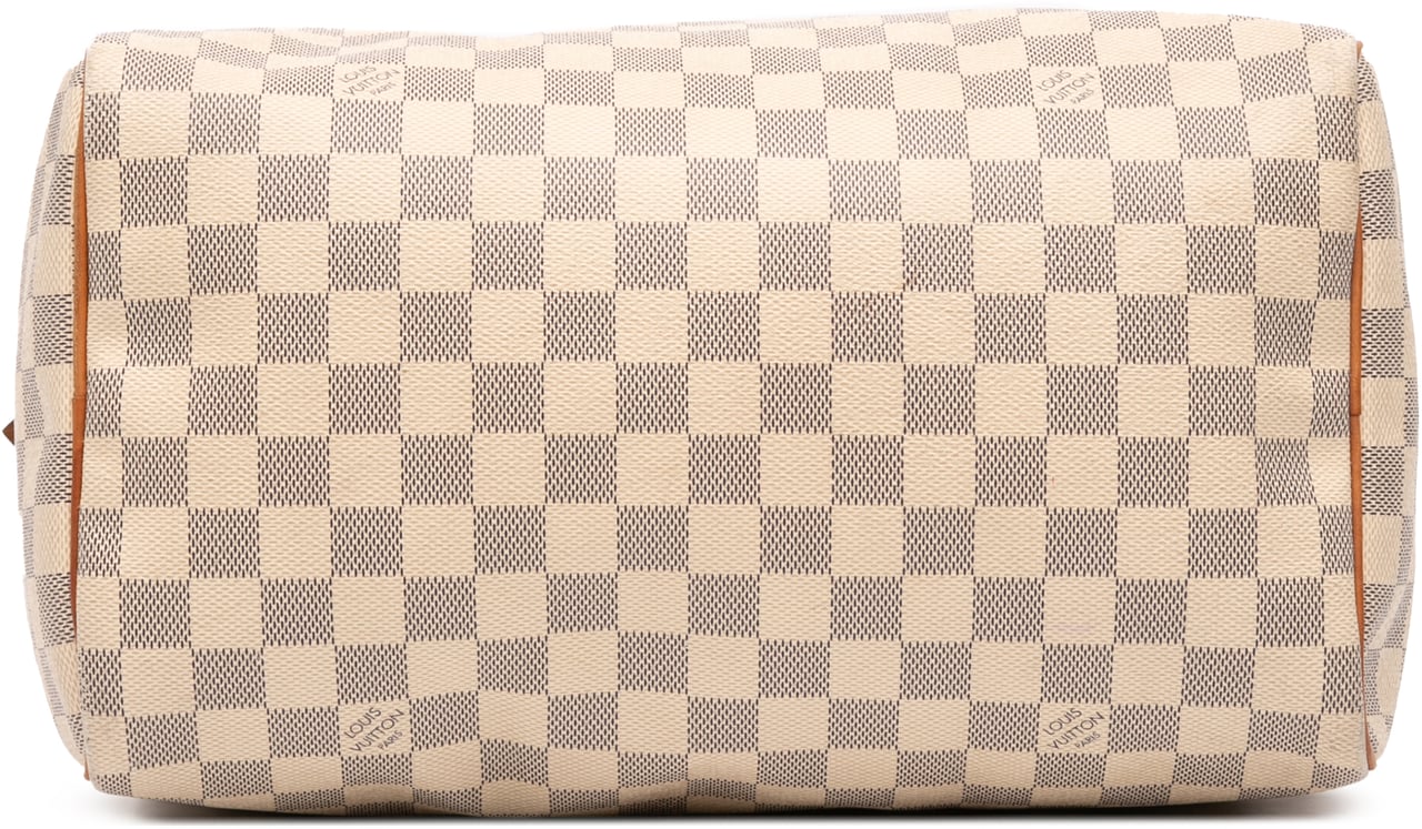 Louis Vuitton Damier Azur Speedy 30 Wit