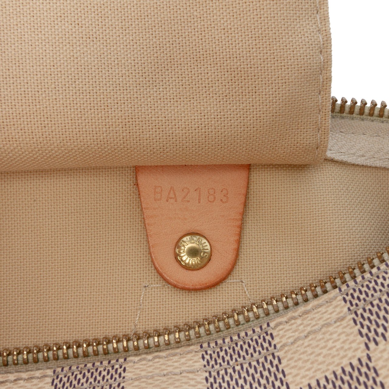 Louis Vuitton Damier Azur Speedy 30 Wit