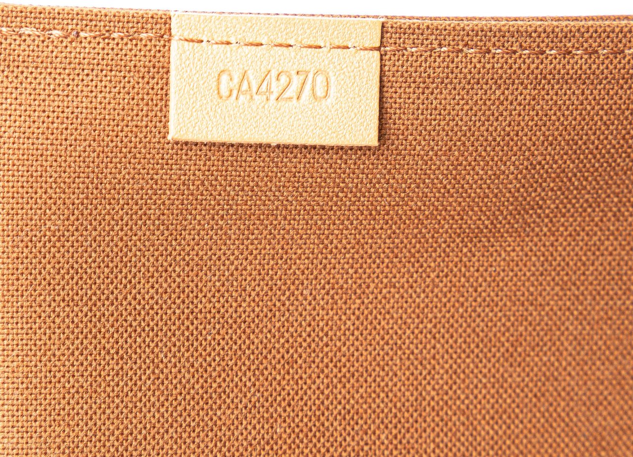 Louis Vuitton Monogram Petit Sac Plat Bruin