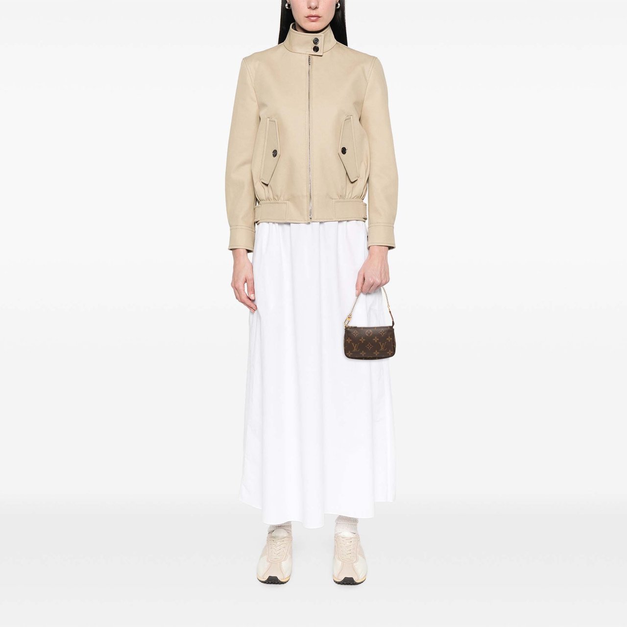 Louis Vuitton Monogram Mini Pochette Accessoires Bruin