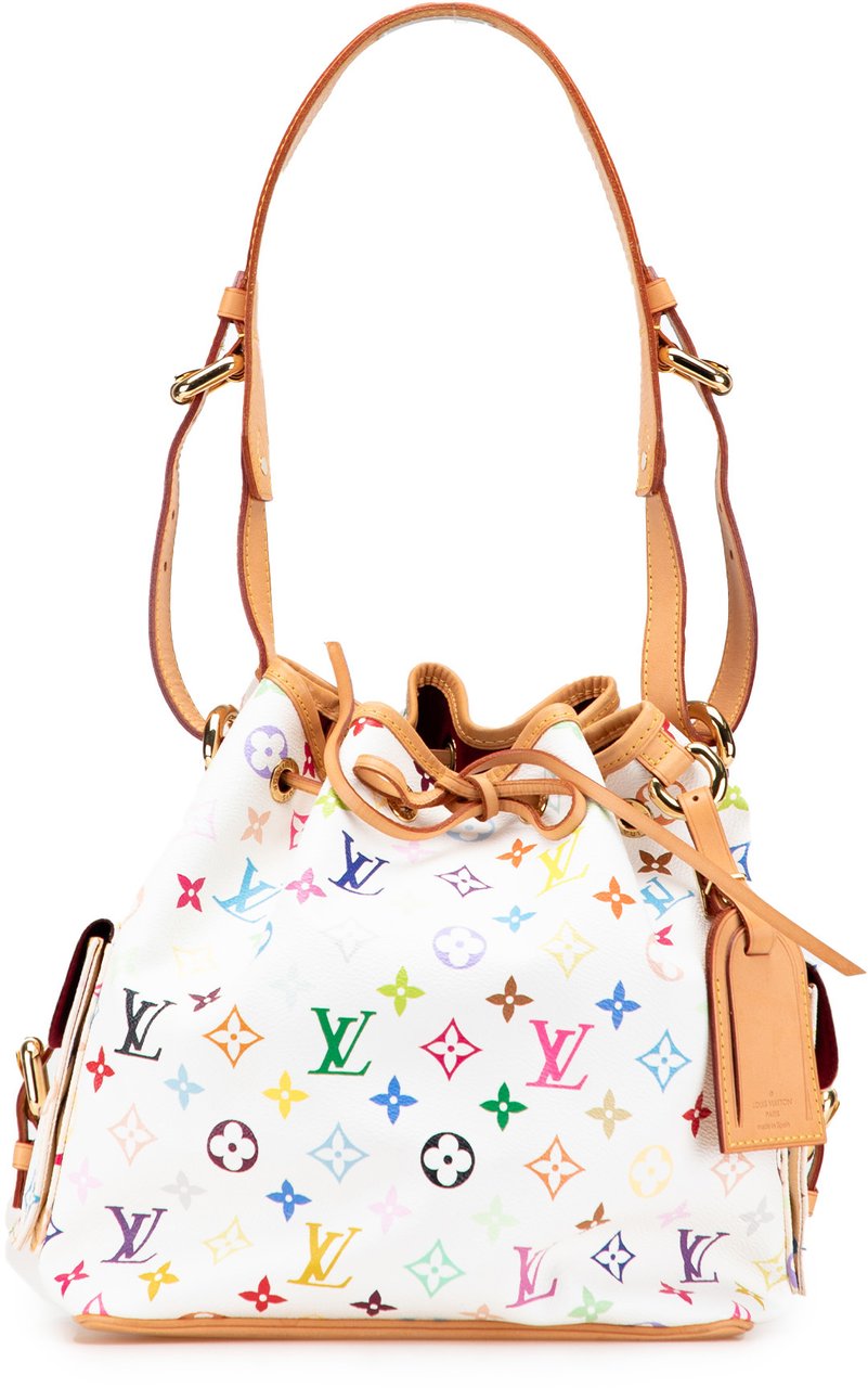 Louis Vuitton Monogram Multicolore Petit Noe Wit