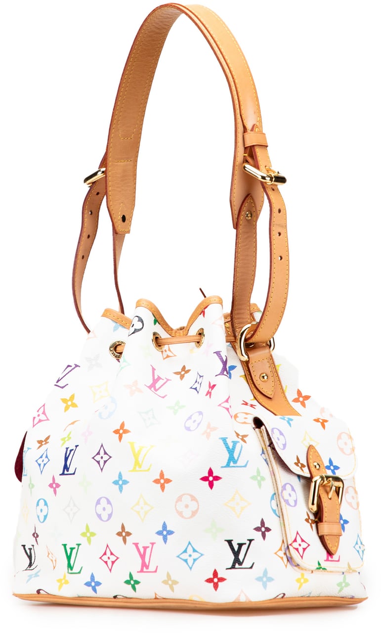 Louis Vuitton Monogram Multicolore Petit Noe Wit