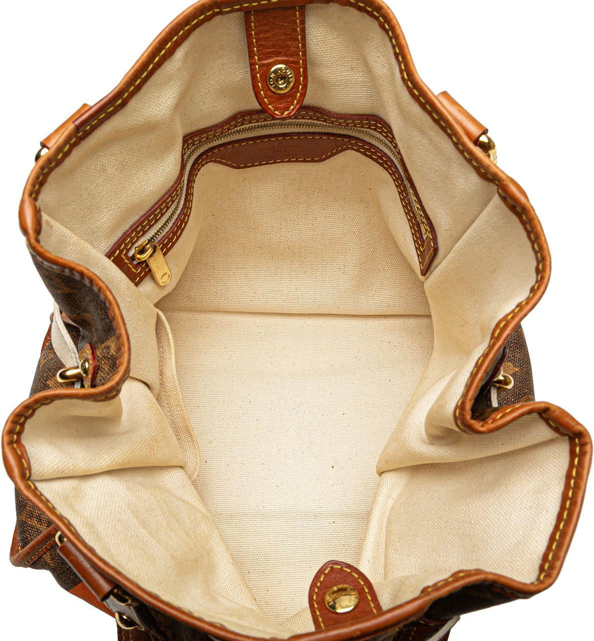 Louis Vuitton Limited Edition Monogram Tisse Rayures PM Bruin