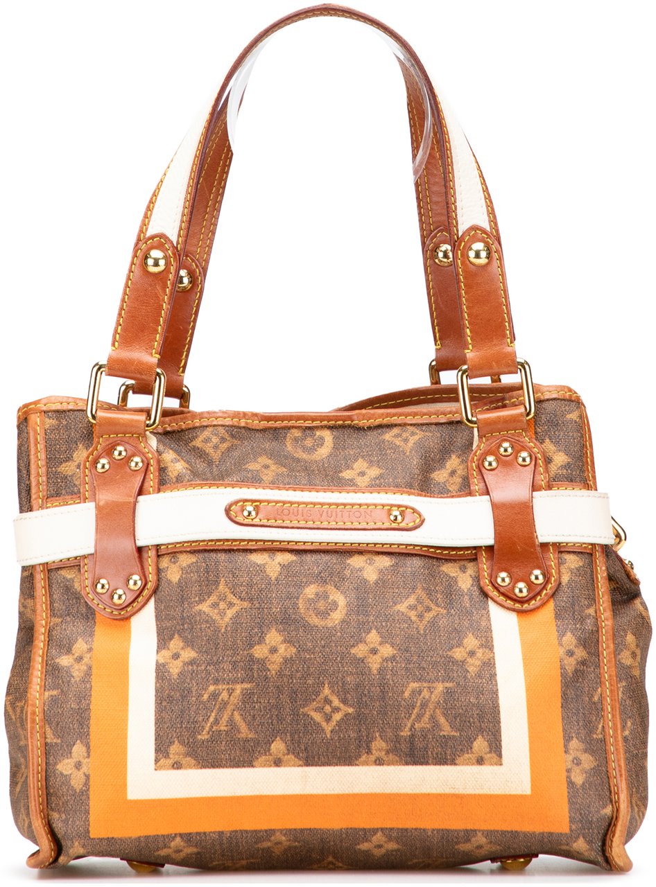 Louis Vuitton Limited Edition Monogram Tisse Rayures PM Bruin
