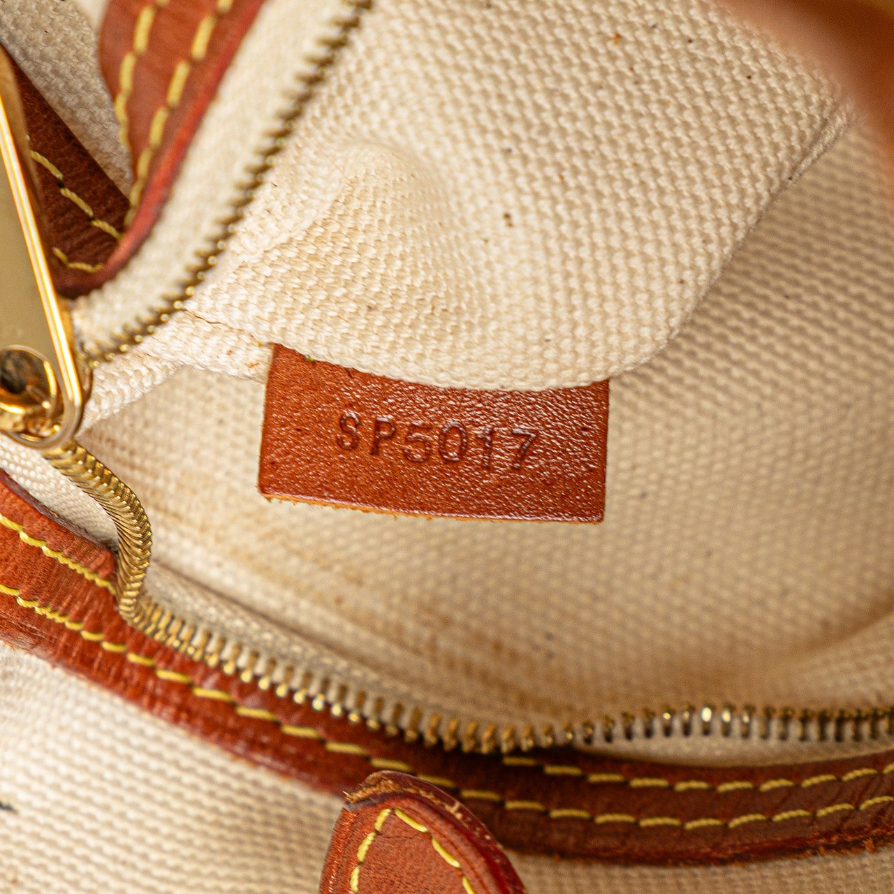 Louis Vuitton Limited Edition Monogram Tisse Rayures PM Bruin