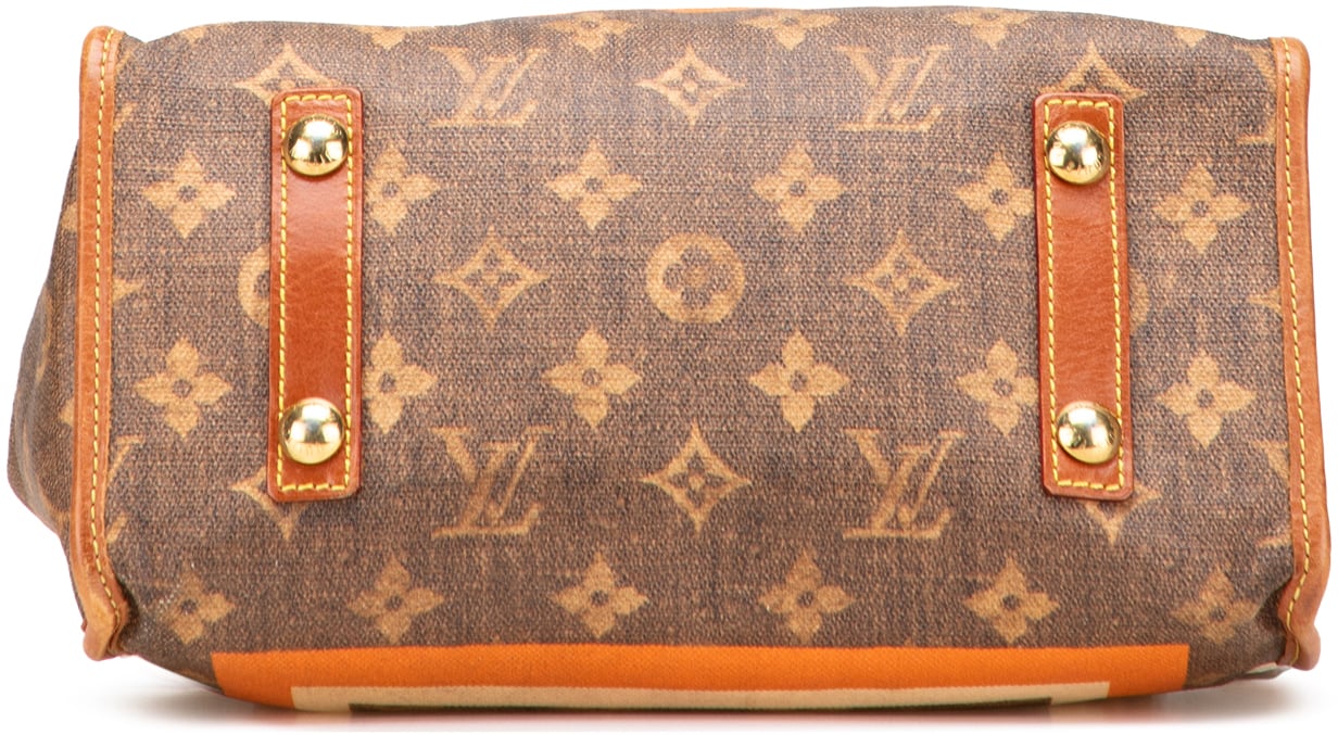 Louis Vuitton Limited Edition Monogram Tisse Rayures PM Bruin