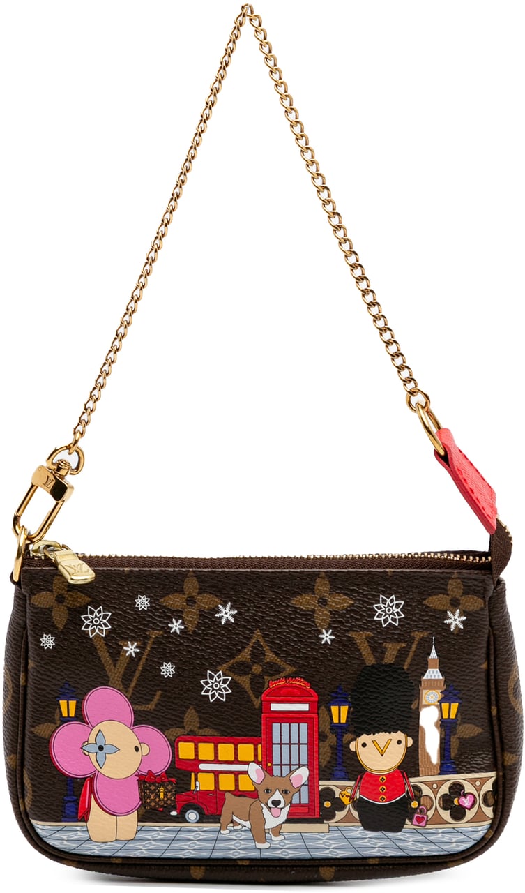 Louis Vuitton Monogram Vivienne in London Mini Pochette Accessoires Bruin