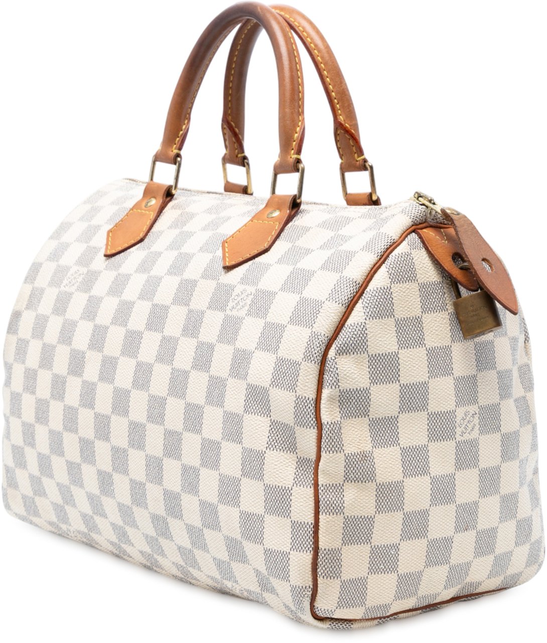 Louis Vuitton Damier Azur Speedy 30 Wit