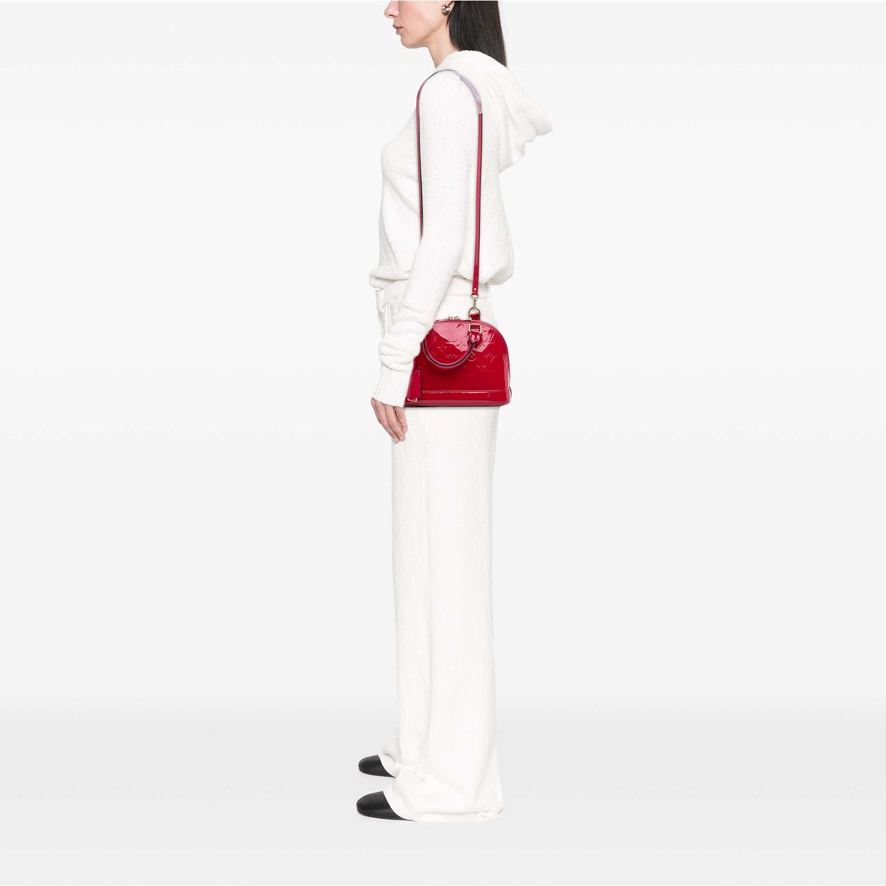 Louis Vuitton Monogram Vernis Alma BB Rood