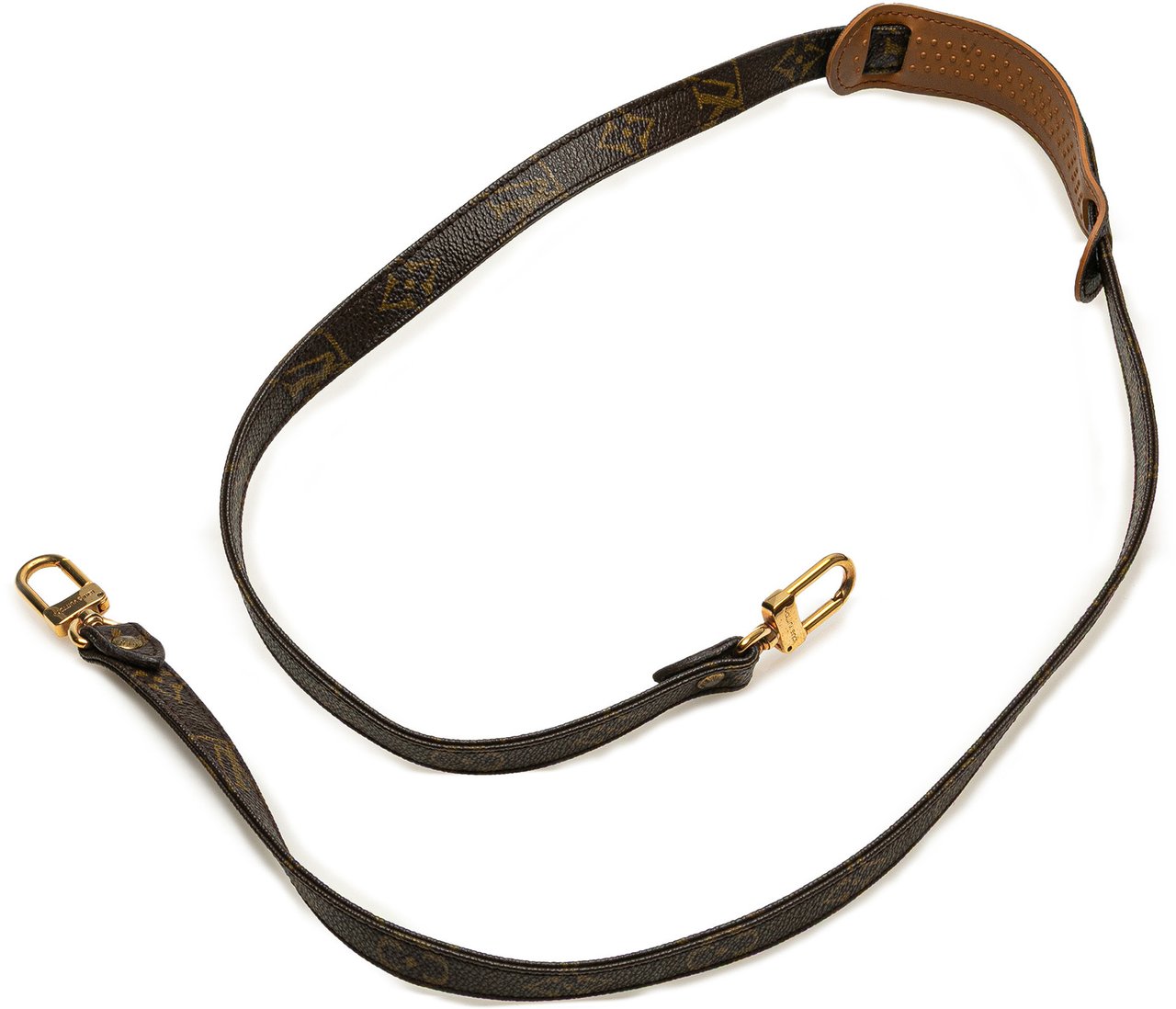 Louis Vuitton Monogram Bag Strap Bruin