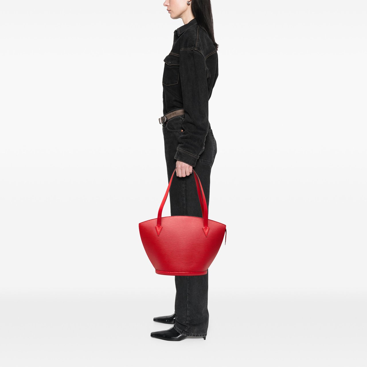 Louis Vuitton Epi Saint Jacques GM Long Strap Rood