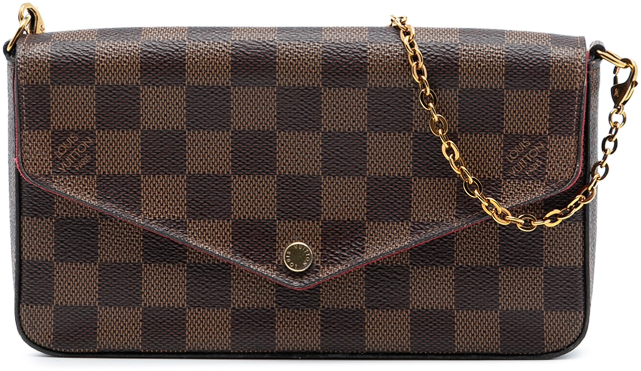Louis Vuitton Damier Ebene Pochette Felicie Bruin