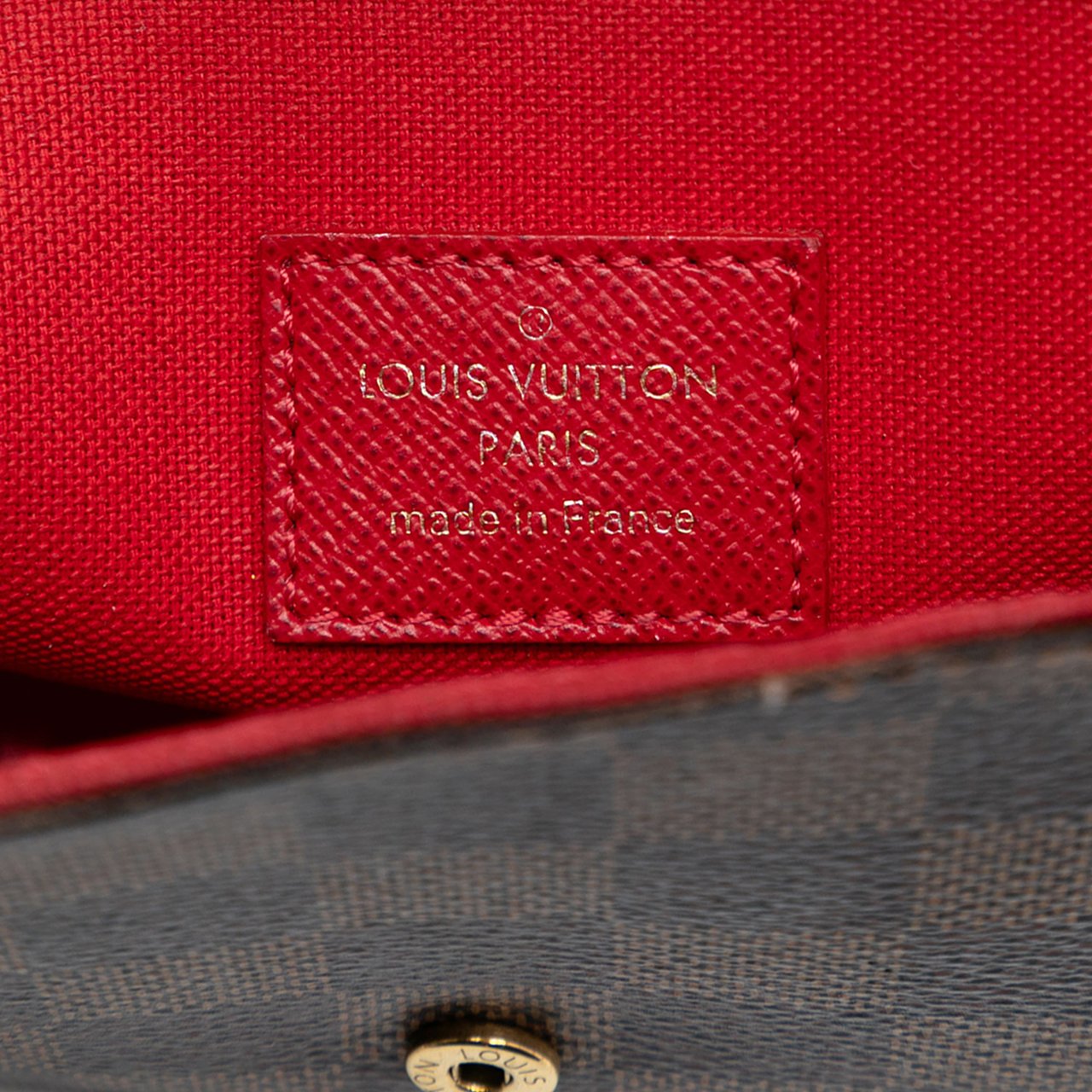 Louis Vuitton Damier Ebene Pochette Felicie Bruin