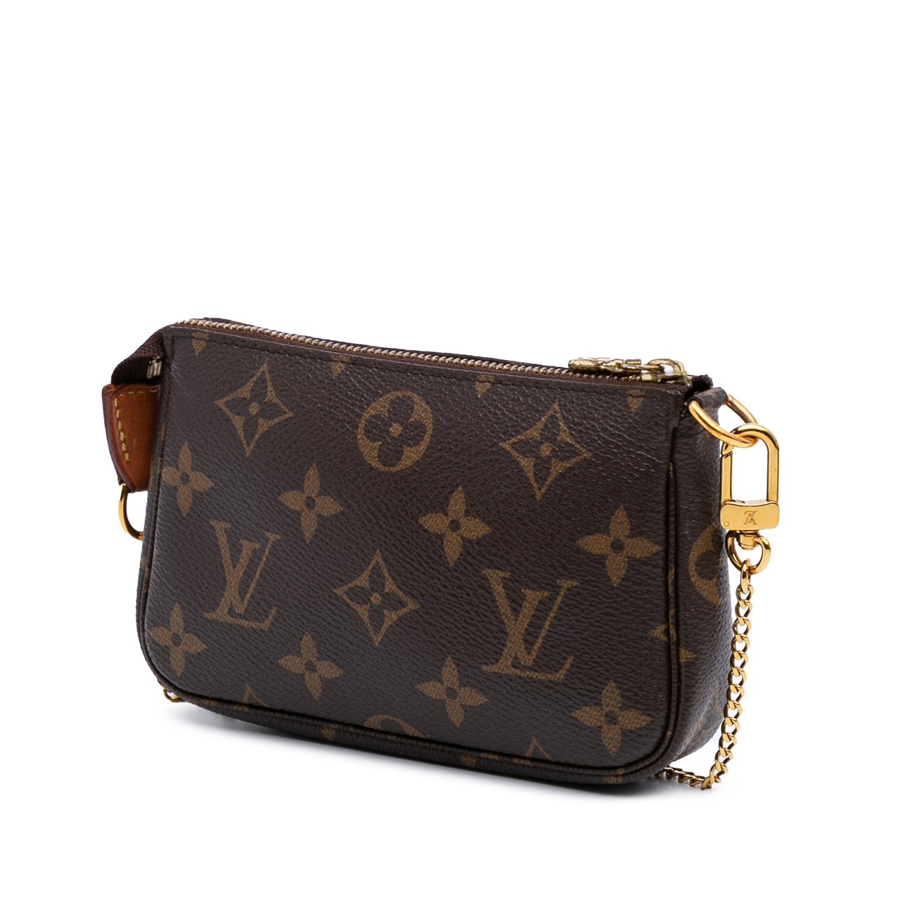 Louis Vuitton Monogram Mini Pochette Accessoires Bruin