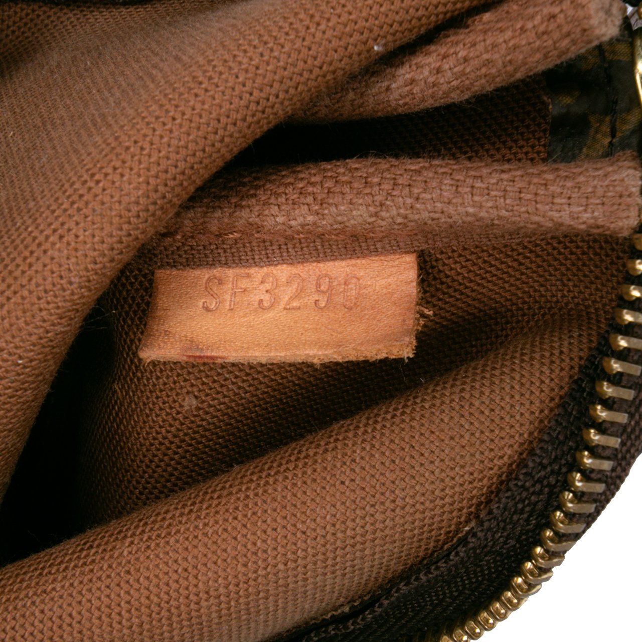 Louis Vuitton Monogram Mini Pochette Accessoires Bruin