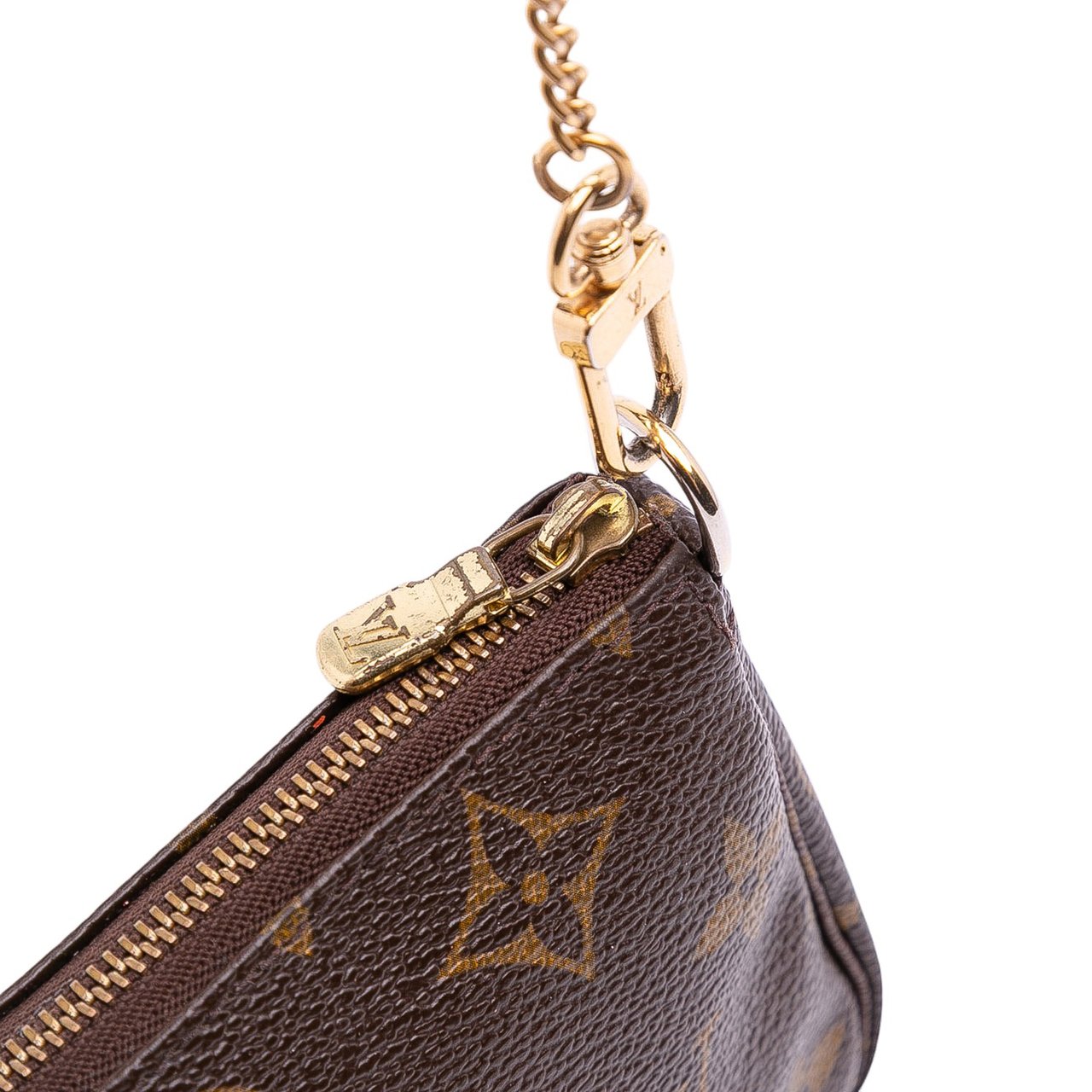 Louis Vuitton Monogram Trunks and Bags Mini Pochette Accessoires Bruin