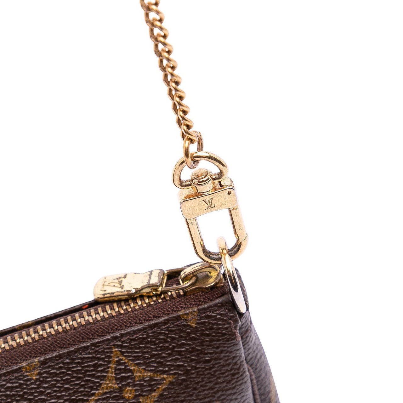 Louis Vuitton Monogram Trunks and Bags Mini Pochette Accessoires Bruin