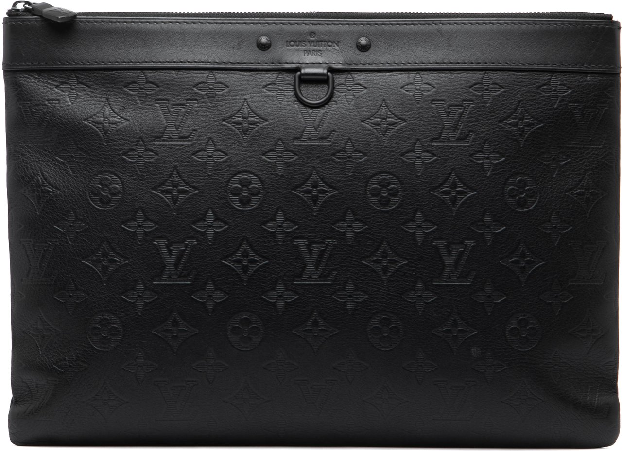 Louis Vuitton Monogram Shadow Discovery Pochette Zwart