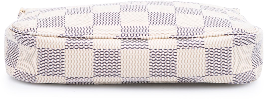 Louis Vuitton Damier Azur Mini Pochette Accessoires Wit