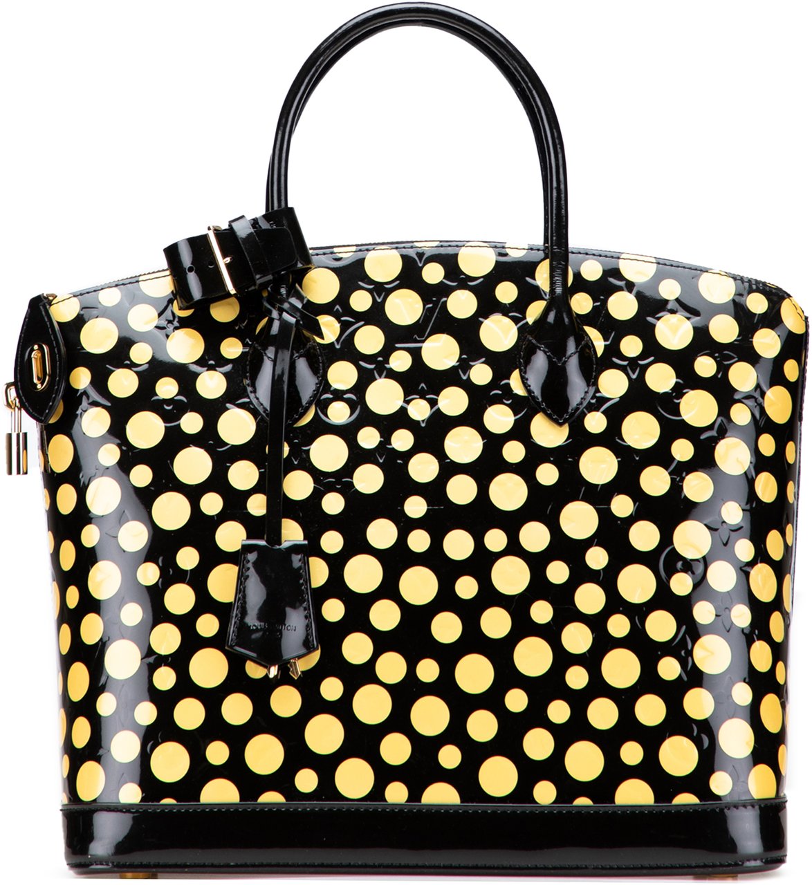 Louis Vuitton Yayoi Kusama Monogram Infinity Dots Lockit MM Zwart