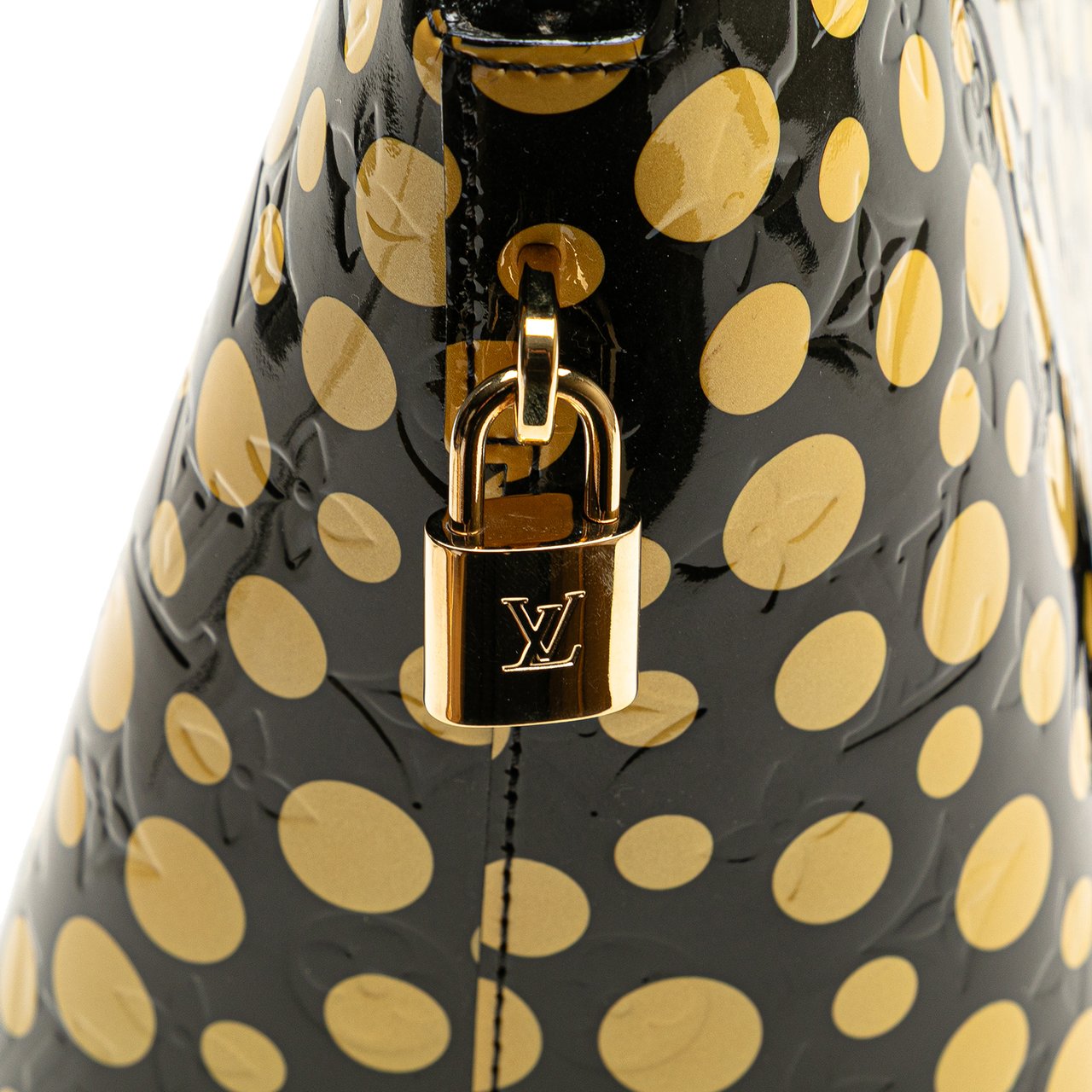 Louis Vuitton Yayoi Kusama Monogram Infinity Dots Lockit MM Zwart