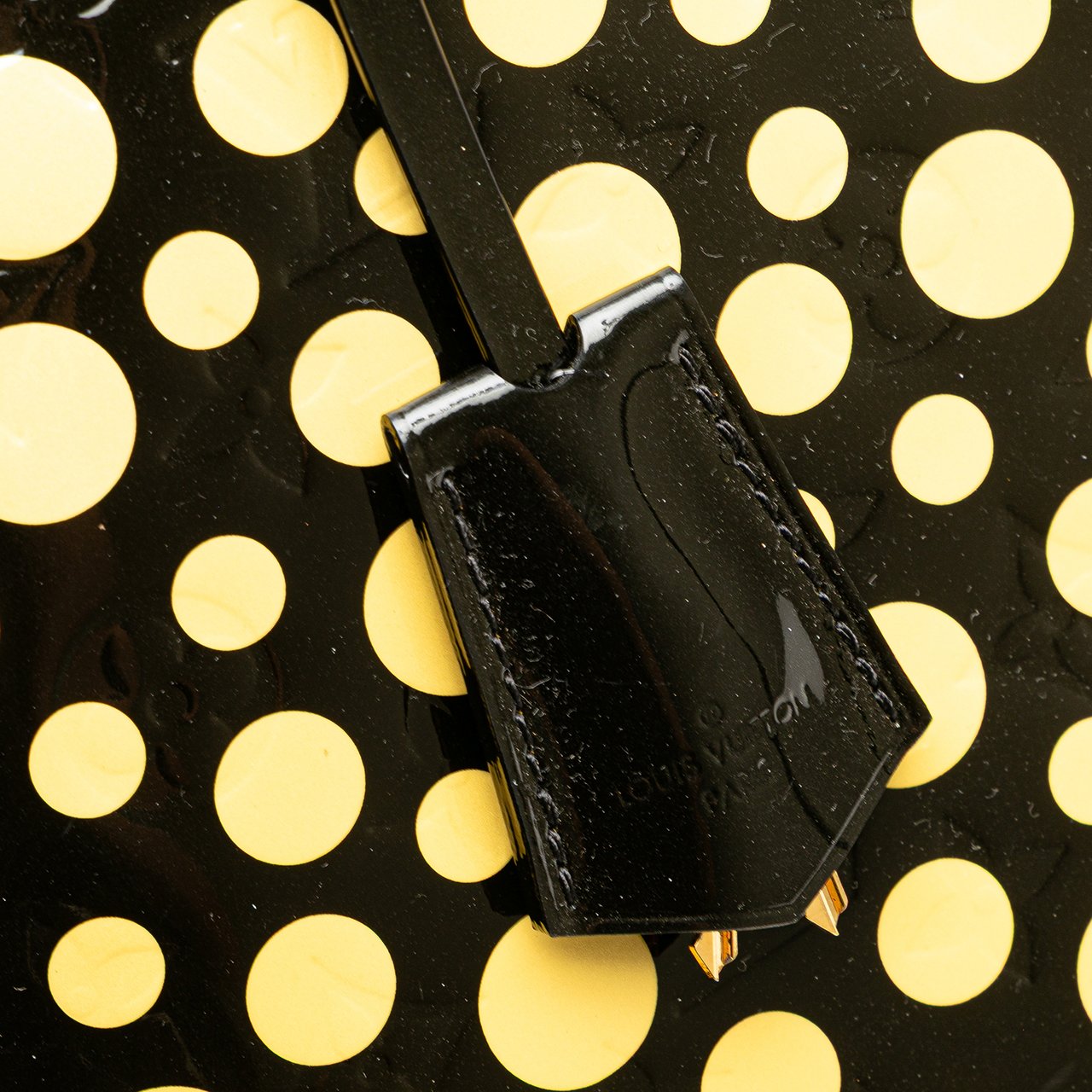 Louis Vuitton Yayoi Kusama Monogram Infinity Dots Lockit MM Zwart