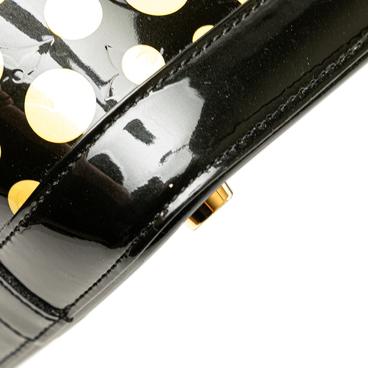 Louis Vuitton Yayoi Kusama Monogram Infinity Dots Lockit MM Zwart