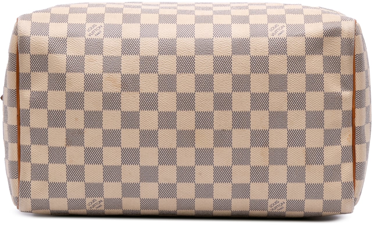 Louis Vuitton Damier Azur Speedy 30 Wit
