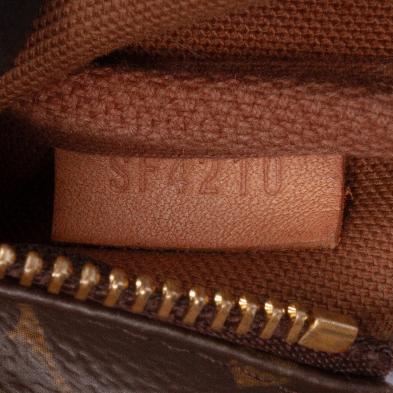 Louis Vuitton Monogram Mini Pochette Accessoires Bruin