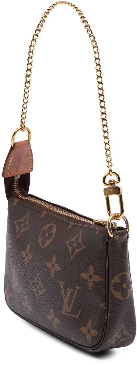 Louis Vuitton Monogram Mini Pochette Accessoires Bruin