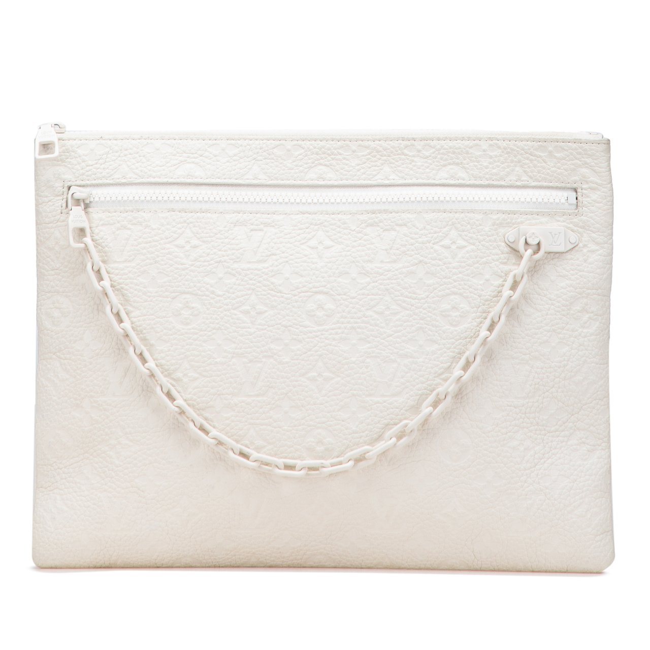 Louis Vuitton Monogram Taurillon A4 Pouch Wit
