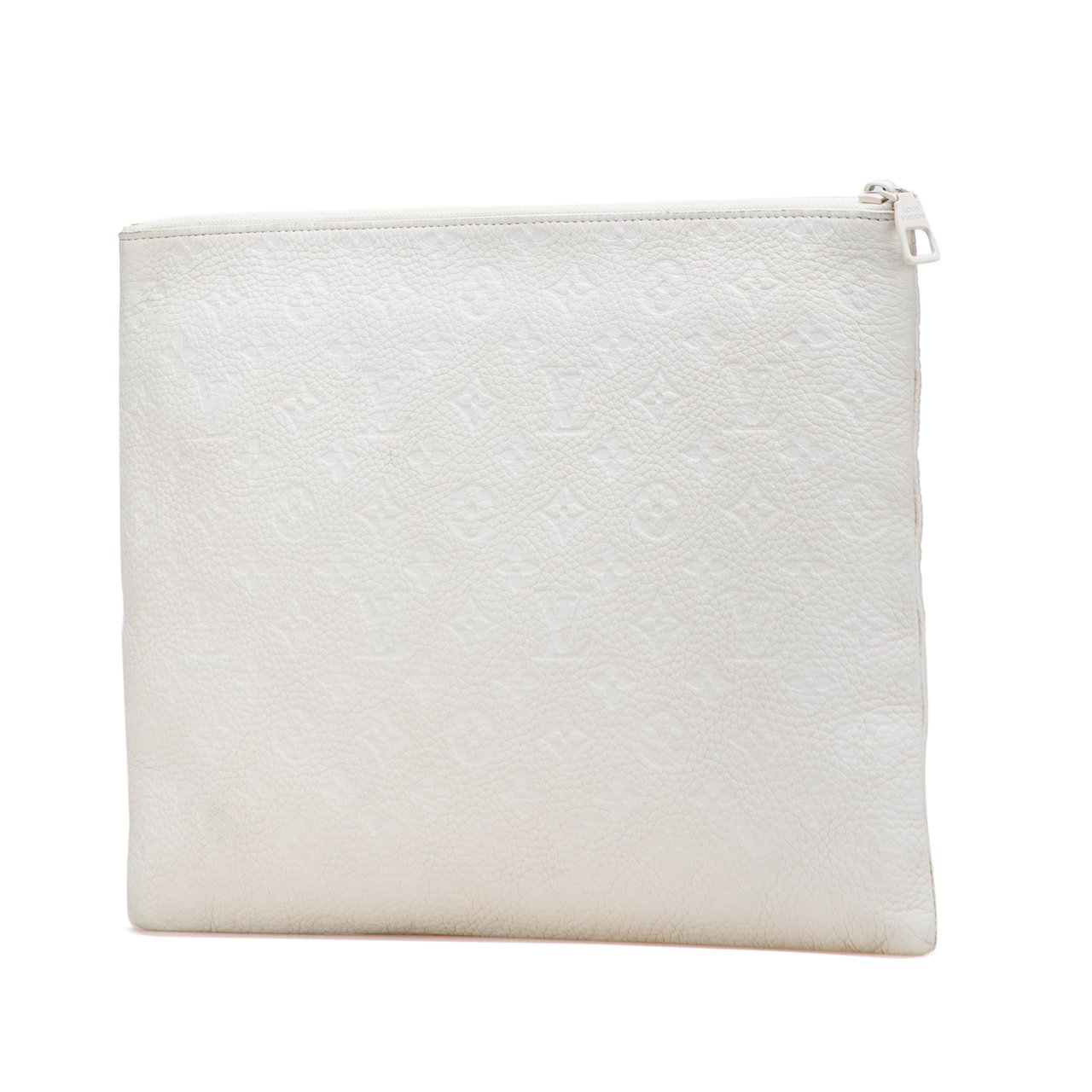 Louis Vuitton Monogram Taurillon A4 Pouch Wit