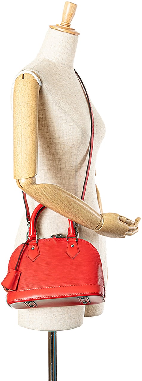 Louis Vuitton Epi Alma BB Rood