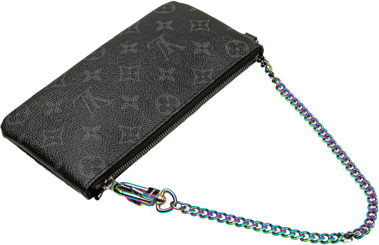 Louis Vuitton Monogram Eclipse Flash Fragment Iphone Case Zwart