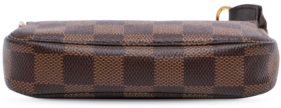 Louis Vuitton Damier Ebene Mini Pochette Accessoires Bruin