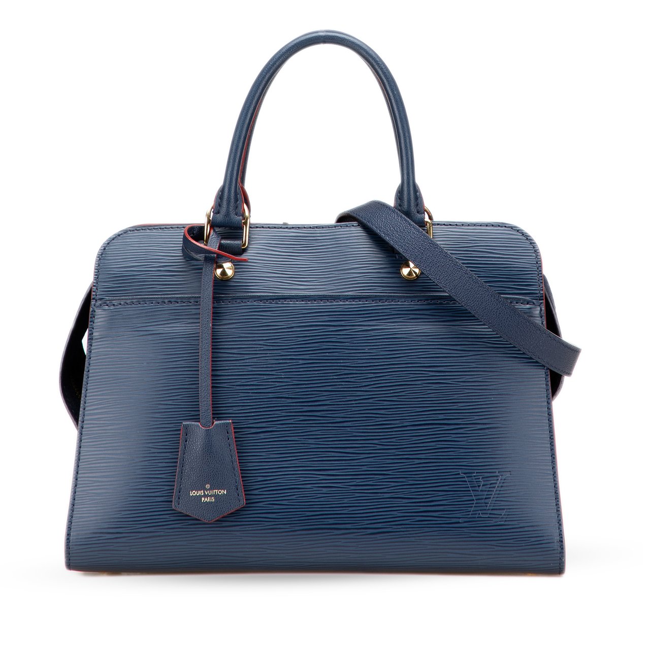 Louis Vuitton Epi Vaneau MM Blauw