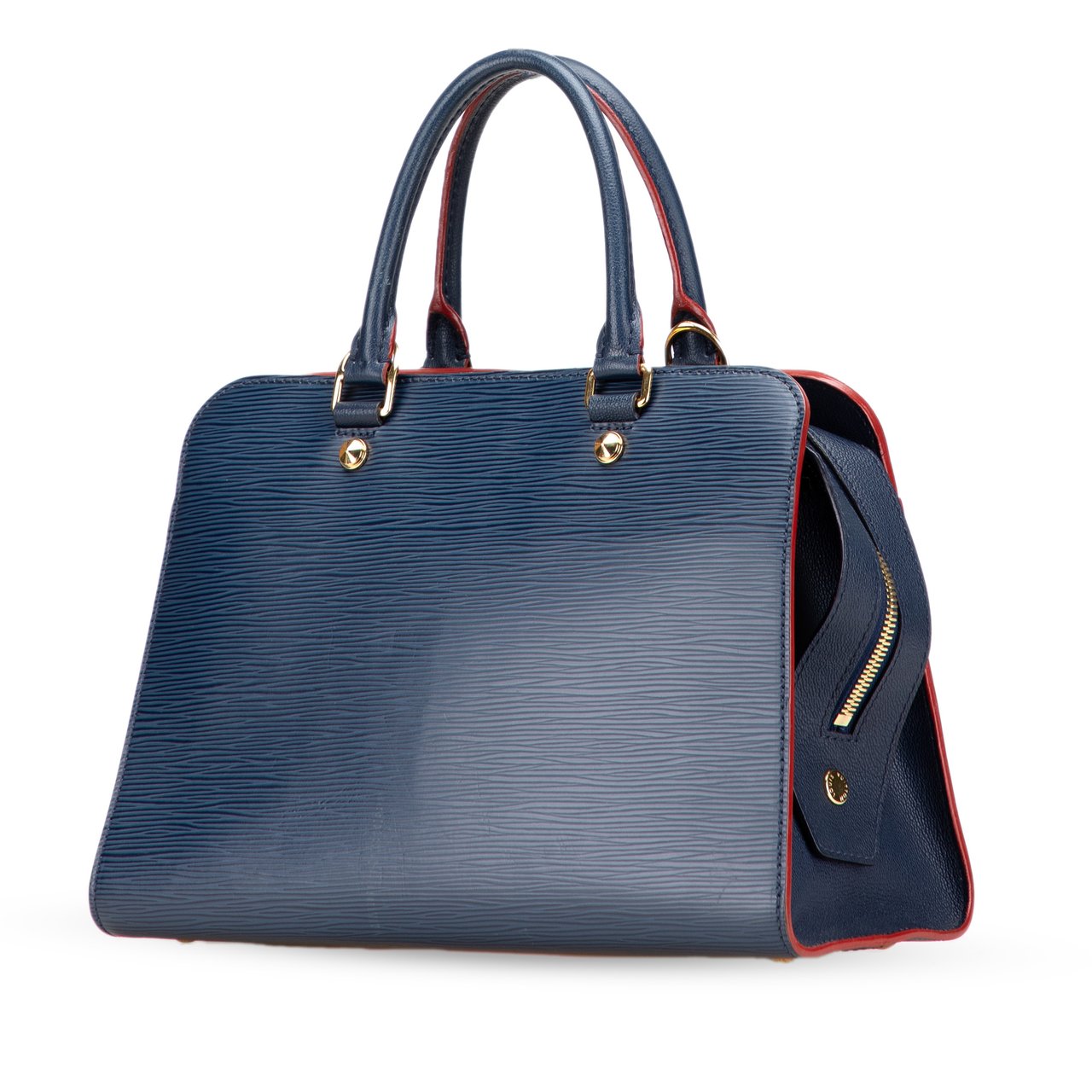 Louis Vuitton Epi Vaneau MM Blauw