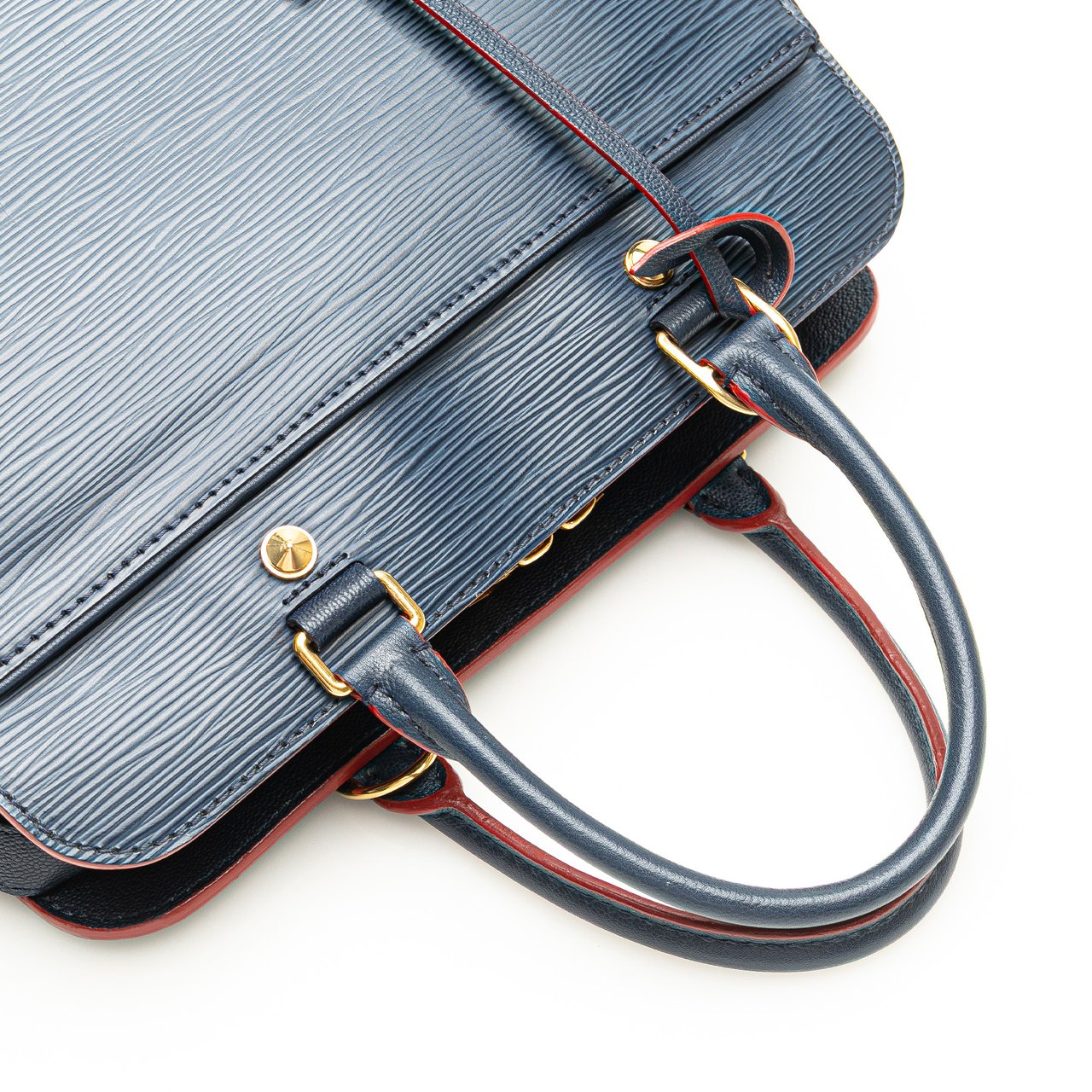 Louis Vuitton Epi Vaneau MM Blauw