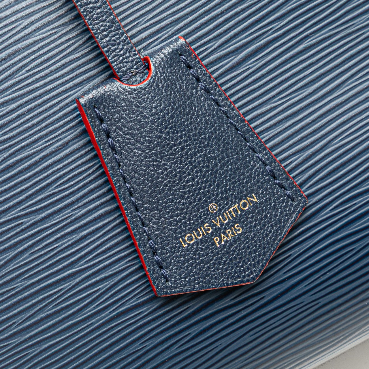 Louis Vuitton Epi Vaneau MM Blauw