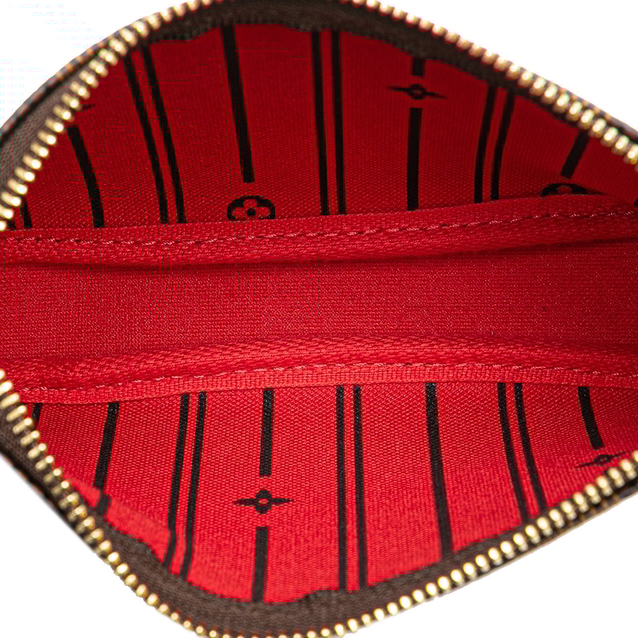 Louis Vuitton Damier Ebene Trunks and Bags Mini Pochette Accessoires Bruin