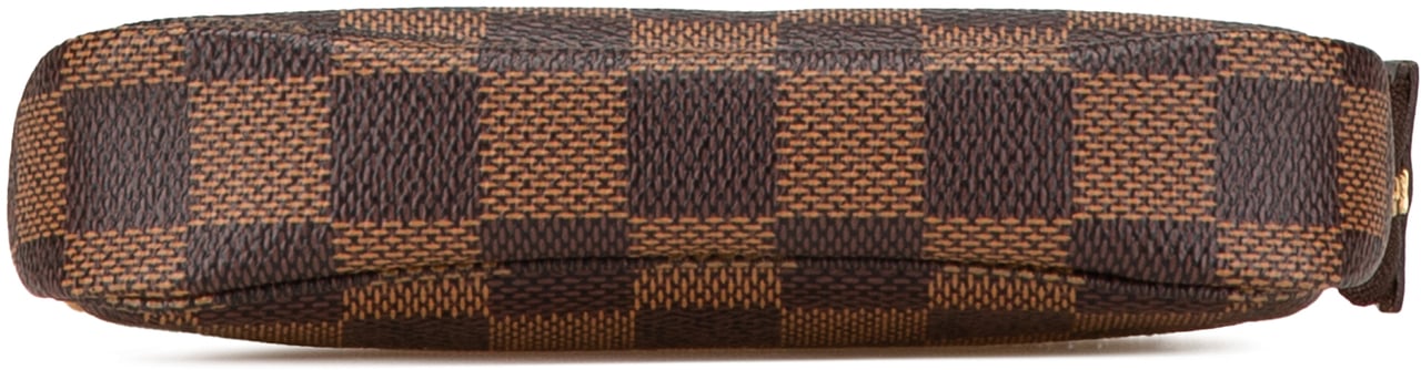 Louis Vuitton Damier Ebene Trunks and Bags Mini Pochette Accessoires Bruin