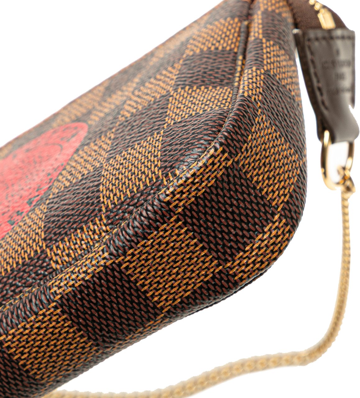 Louis Vuitton Damier Ebene Trunks and Bags Mini Pochette Accessoires Bruin