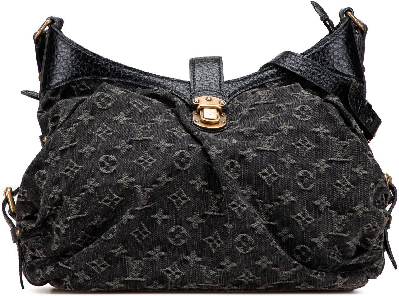 Louis Vuitton Monogram Denim Mahina XS Zwart